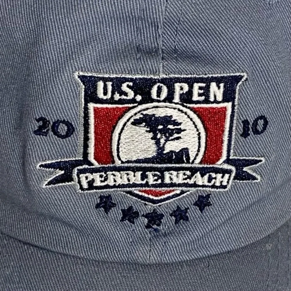 USGA US Open Golf Cap Pebble Beach 2010 Adjustable Blue Hat
